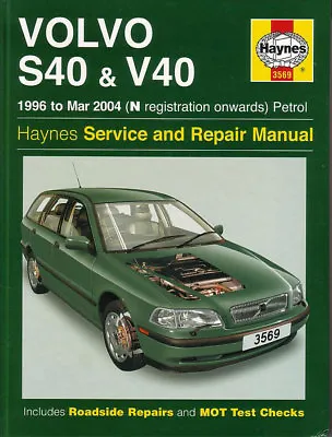 Volvo S40 V40 Shop Manual Service Repair Workshop Book Haynes Chilton V-40 Wagon • $54.95
