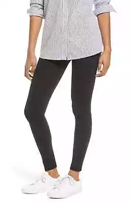 Hue Brushed Seamless Leggings Size Medium/Large - Black New With Tags Rare Item • $26.25