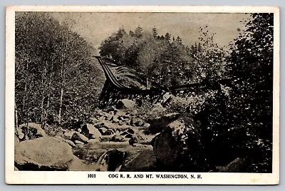 Postcard The Famous Cog Railway Mt. Washington New Hampshire RPPC • $6.81