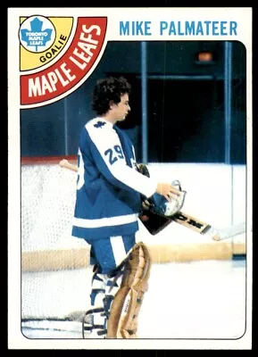 1978-79 Topps Hockey Card Mike Palmateer Toronto Maple Leafs #160 • $2.70