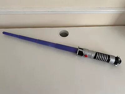 £14.99 • Buy Star Wars Purple Mace Windu Lightsaber Non Electronic 2002 Extendable Cosplay