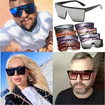 $5.93 • Buy Large Oversized Ladies Women Sunglasses Designer Big Frame Retro Vintage Fashion