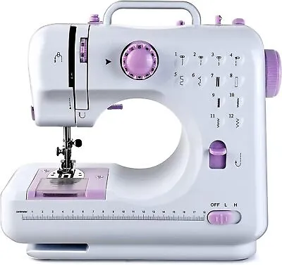 Electric Sewing Machine Portable Crafting Mending Machine 12 Built-In Stitches • $33.98