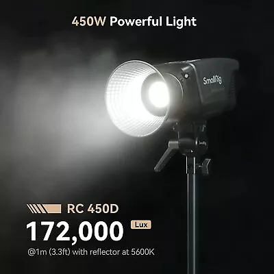 SmallRig RC 450D COB Daylight LED Video Monolight App Control Studio Lighting • $799.20