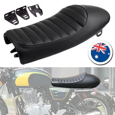£25.97 • Buy Universal Motorcycle Hump Cafe Racer Seat Pad Flat Saddle For Yamaha For Suzuki