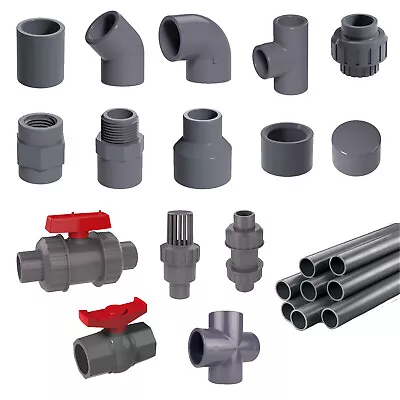 £7.99 • Buy PVC Metric Plumbing Fittings Pipe For Aquarium Fish Tank Pond Solvent Weld