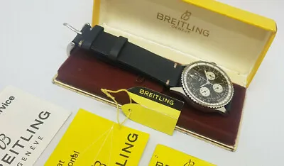 £6459 • Buy Rare 1969 Breitling Navitimer Chronograph 806 Man's Watch Box ,papers & Tag/j011