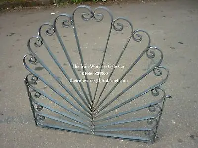 PEACOCK BESPOKE WROUGHT IRON METAL GATE GARDEN GATE 36  OP. X 4ft TALL • £125