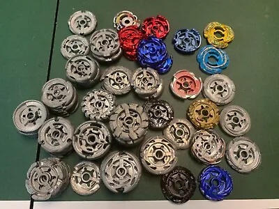 $5.99 • Buy Beyblade Metal Fusion Masters Fury 4D Metal Wheel Replacement Parts Lot