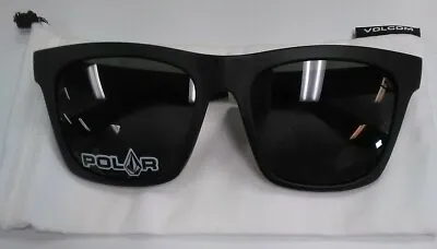 Volcom Stone Jewel Polarized Sunglasses Matte Black/Grey Polar • $55