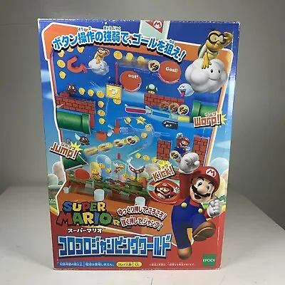 Super Mario Bros Jump Shooting Game Pinball Disc Epoch 2014 Japanese Exclusive • $54.95