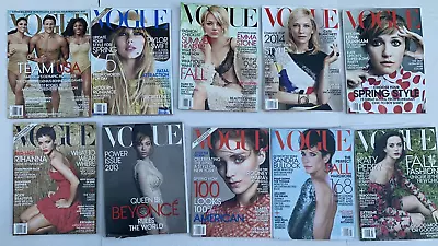 LOT 2012 2013 2014 Vogue Magazine Fashion Photography Designer Clothing • $69.95