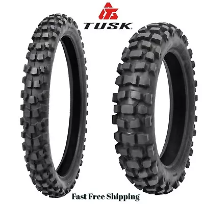 Tusk Dsport Adventure Front & Rear Tire Set 90/90-21 & 140/80-18 DOT Approved • $148.98