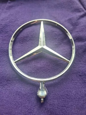 Vintage Mercedes Benz Hood Ornament Chrome Star Emblem • $18