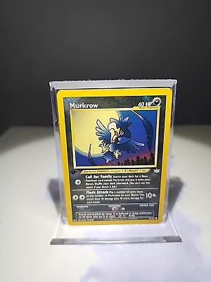 1st Edition Neo Revelation Murkrow 46/64 Pokemon Card WOTC Vintage NM • $4.99