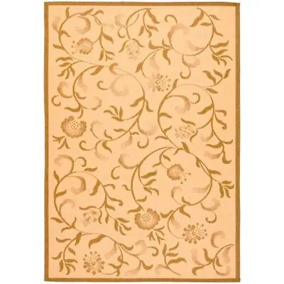 Safavieh Martha Stewart 4' X 5'7  Power Loomed Rug In Cream And Green • $117.99