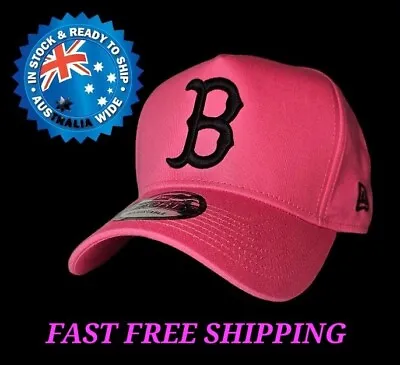 Boston Red Sox Mlb 9forty A Frame Hot Pink Black Snapback Cap Hat La Ny Nfl Nba • $36.95