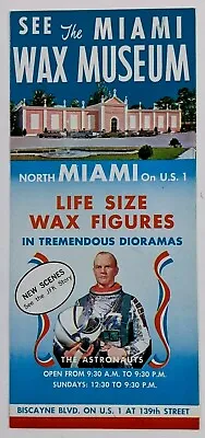 1970s Miami FL Wax Museum Historical Diorama Astronauts Vintage Travel Brochure  • $12.50