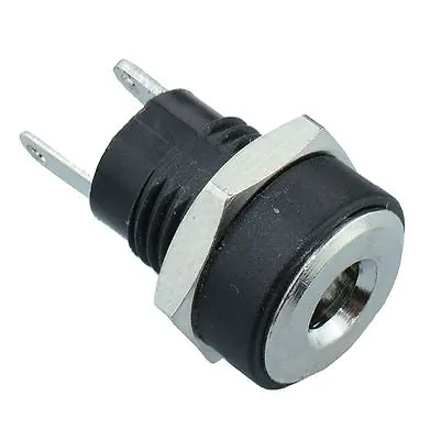 1.3mm X 3.5mm Panel Mount DC Power Socket • £2.59