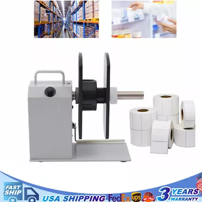 Label Tags Rewinder Automatic 1-3 Inch Core Automatic Label Rewinding Machine • $99.75