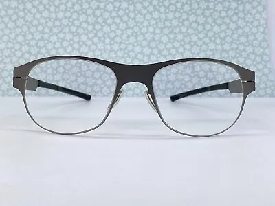 £253.88 • Buy IC! Berlin Glasses Mens Women's Grey Panto ONONO Titanium Ceramic T18 16-4 Medium