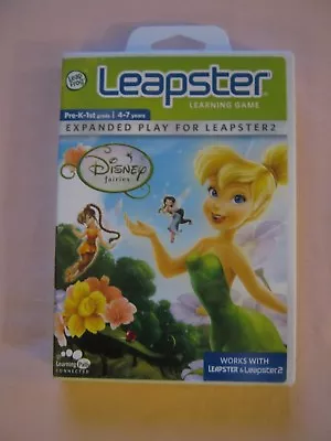 Leapfrog Leapster Disney Fairies Learning Game 4-7 Yrs Leapster 2 • £2.50