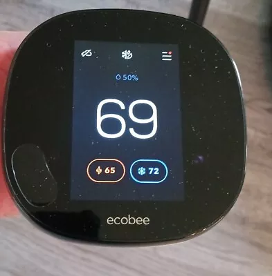 Ecobee Black Model ECB402 W/Backplate • $50