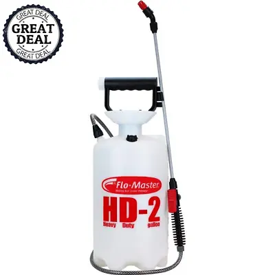 Heavy-Duty Sprayer 2 Gallon Hand Pump Cleaning Garden Professional Grade Nozzle • $26.99