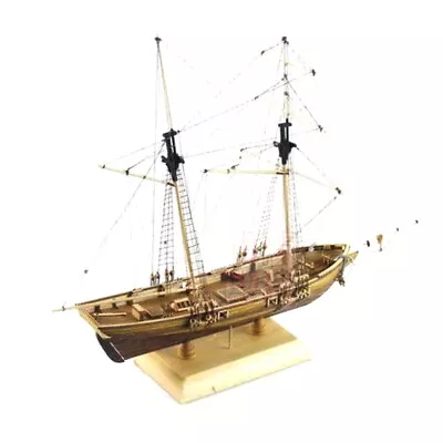 1:70 New Port Wooden Sailing Boat Model DIY Kit Ship Assembly Decor • $13.11