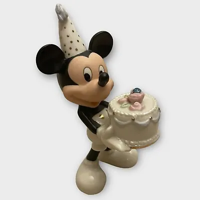 Lenox Disney Mickey Mouse Happy Birthday Cake Gemstone Blue Jewel • $43