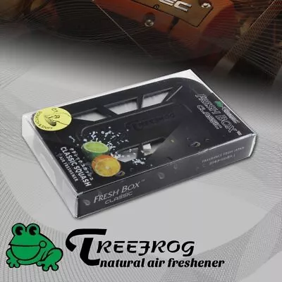 1 X Tree Frog Black Classic Squash Home Car Air Freshener Fresh Box Refill 2.8oz • $6.99