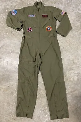 Top Gun Flight Suit Costume Adult Size Medium Maverick By Leg Avenue Cosplay EUC • $44.95