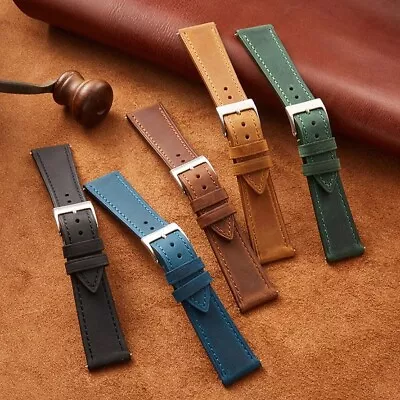 £15.99 • Buy Eleven Watches Calfskin Leather Watch Strap UK Stock Lug Size 18mm -21mm