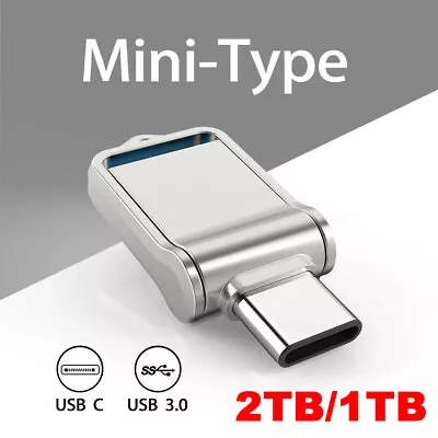 1TB 256GB 2IN1 Type C USB 3.0 IFlash Drive Memory Photo Storage Stick Pen Drive • $29.95