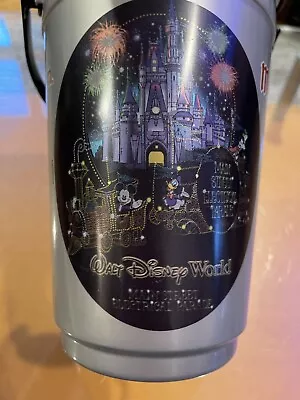 Vintage Magic Kingdom Disney World Whirley Mickey Popcorn Bucket Jug Mug Travel  • $10