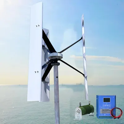 1000W 12V 24V 48V Vertical Wind Turbine Wind Power Generator & Hybrid Controller • $945