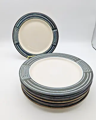 Mikasa Potters Craft FIRESONG Salad Plates 8 1/4  Japan Set Of 6 HP300 • $89.99