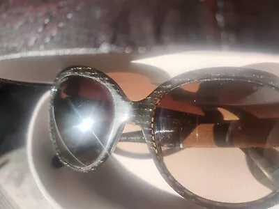 Authentic Chanel Sunglasses Brown Glitter Line Velvet Arm 5256 C.1442/S557[]18❣ • $298