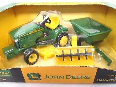 Ertl John Deere Gx345 345 Lawn & Garden Tractor / Mower / Cart Attachments 1/16 • $39.95