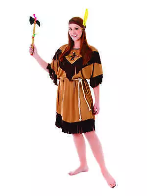 £19.55 • Buy Official Forum Adult Ladies American Indian Lady Costume
