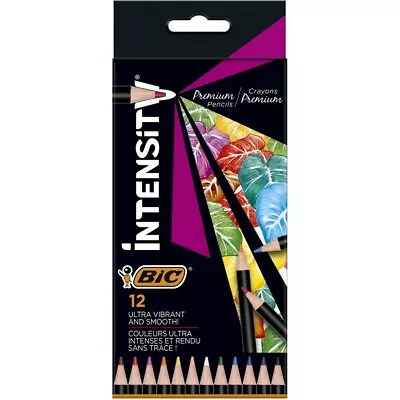 Bic Intensity Woodcase Colouring Pencil 12 Pack • $5.75