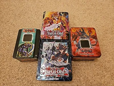 Yugioh Collectors Tin Bundle Including Panther Warrior  (2007 2014 & 2018) • £1.99