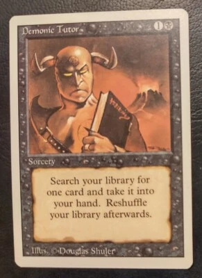 $39.50 • Buy MTG Revised Edition: Demonic Tutor NM+