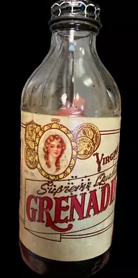 Vintage Virginia Dare Grenadine Bottle 8oz • $25