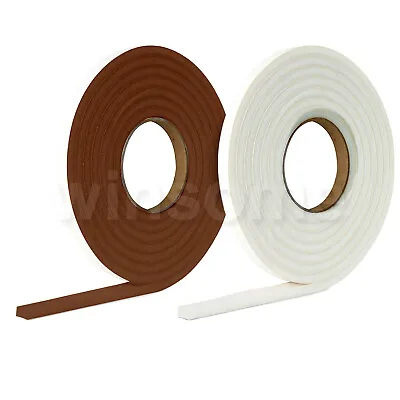 5M Weather Foam Tape Draught Excluder Seal Strip Insulation Window Door Stop • £4.17