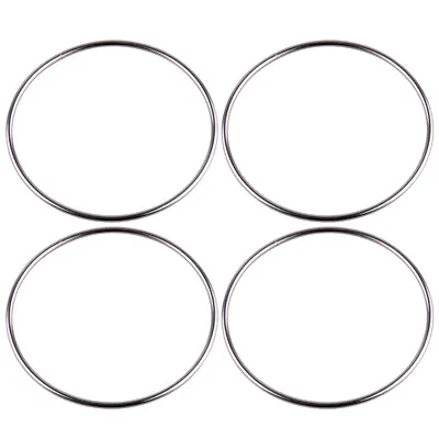 £5.65 • Buy 4 Chinese Magic Trick Linking Rings Set Lock Party Show Stage 10cm Diameter &