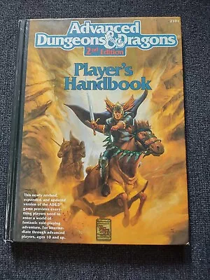 Advanced Dungeons & Dragons 2nd Edition Players Handbook Hardcover 2101 TSR • $45