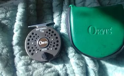 Orvis Battenkill 5/6 Fly Reel Made In England Vintage Loaded With Line • $145