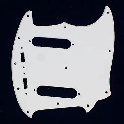 Single Ply Guitar Pickguard Fits Mustang Classic Series Style White • $12.99