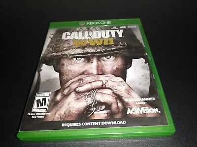 Call Of Duty WWII Microsoft Xbox One EX+NM Condition COMPLETE • $109.49